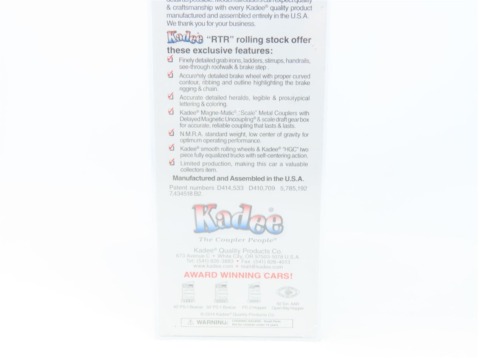 HO Scale Kadee 6025 BM Boston & Maine 50' PS-1 Single Door Box Car #77064