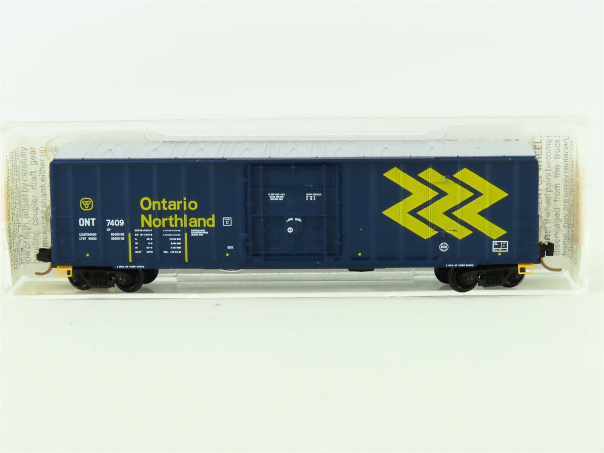 N Scale Micro-Trains MTL #27040 ONT Ontario Northland 50&#39; Rib Side Box Car #7409