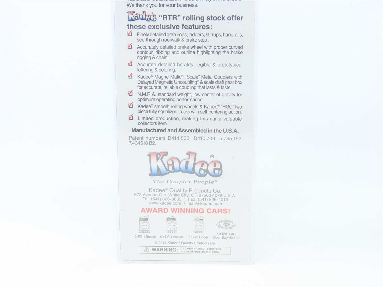 HO Kadee 6376 ATSF Santa Fe 