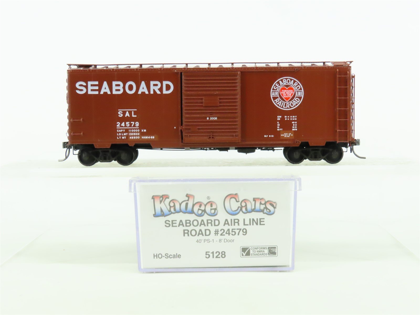 HO Scale Kadee 5128 SAL Seaboard Air Line 40' PS-1 Single Door Box Car #24579