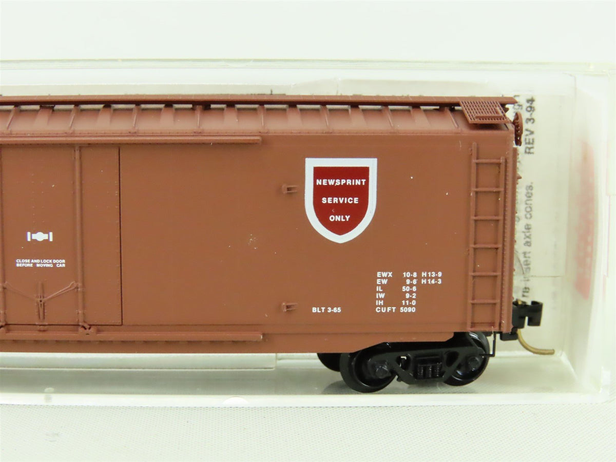 N Scale Micro-Trains MTL #32170 CP &quot;Newsprint Service Only&quot; 50&#39; Box Car #80275