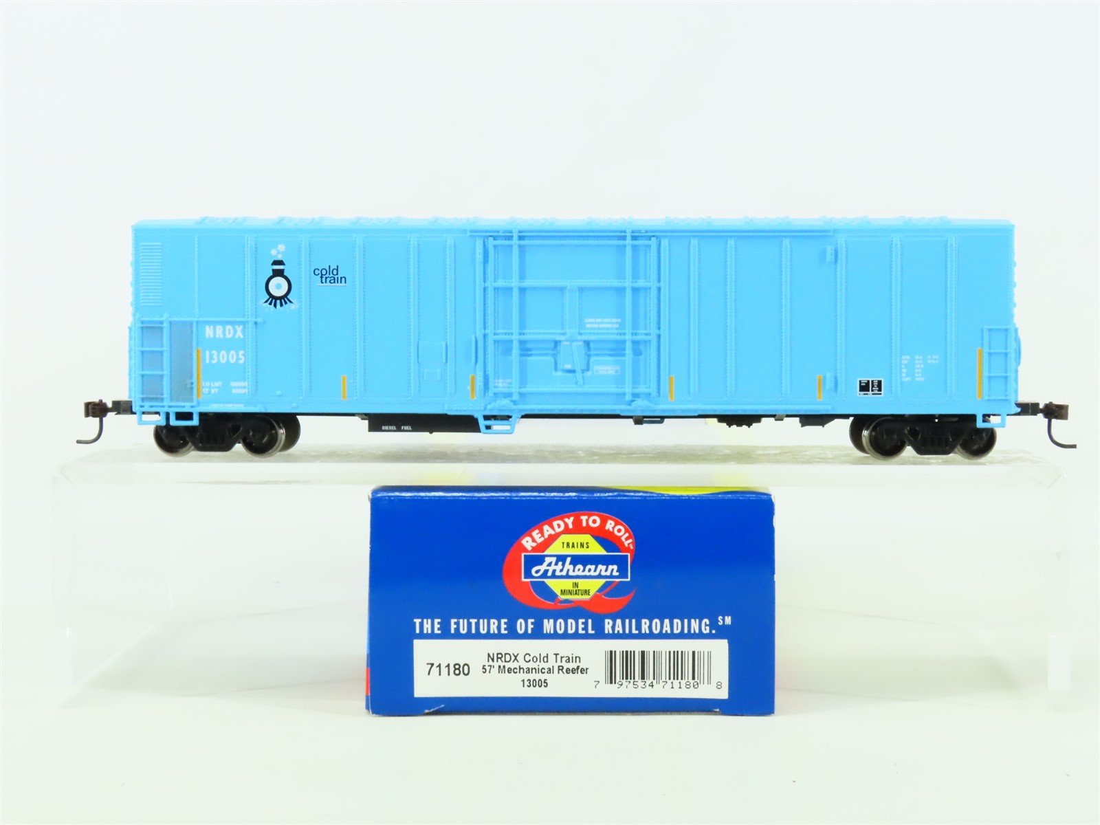 HO Scale Athearn #71180 NRDX Cold Train 57' Mechanical Reefer #13005