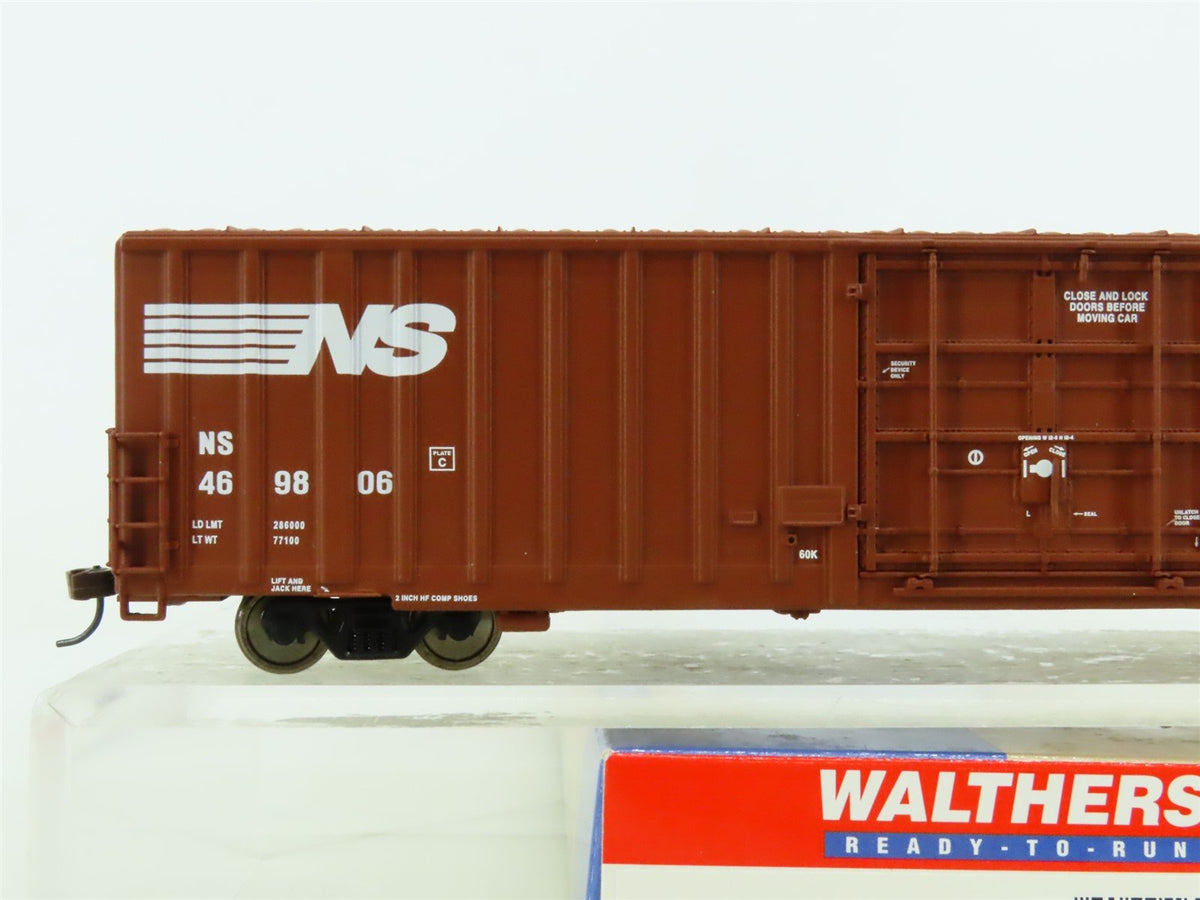 HO Scale Walthers #932-6043 NS Norfolk Southern 60&#39; Gunderson Box Car #469806