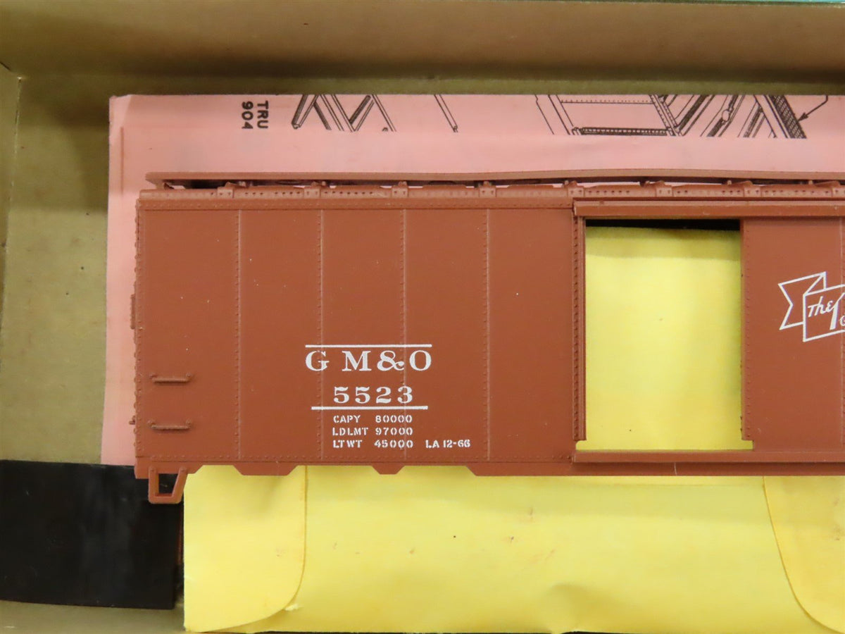 HO Athearn Kit #5006 GM&amp;O Gulf Mobile &amp; Ohio &quot;Rebel Route&quot; 40&#39; Box Car #5523