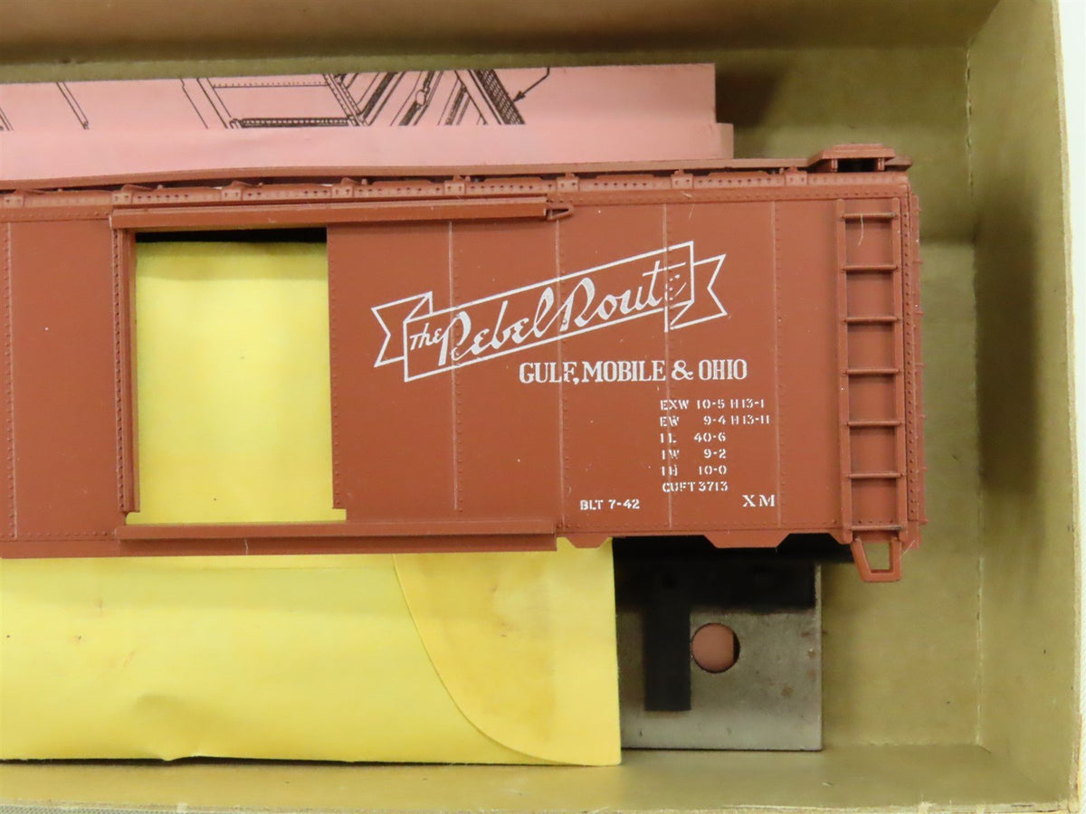 HO Athearn Kit #5006 GM&amp;O Gulf Mobile &amp; Ohio &quot;Rebel Route&quot; 40&#39; Box Car #5523