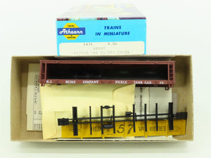 HO Scale Athearn Kit #1476 HJ Heinz 57 Varieties Closed Side Pickle Tank Car #73