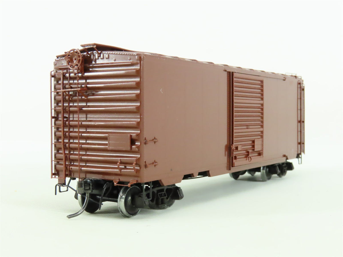 HO Scale Kadee #5200 Undecorated Red 40&#39; PS-1 Box Car - Custom Weathered