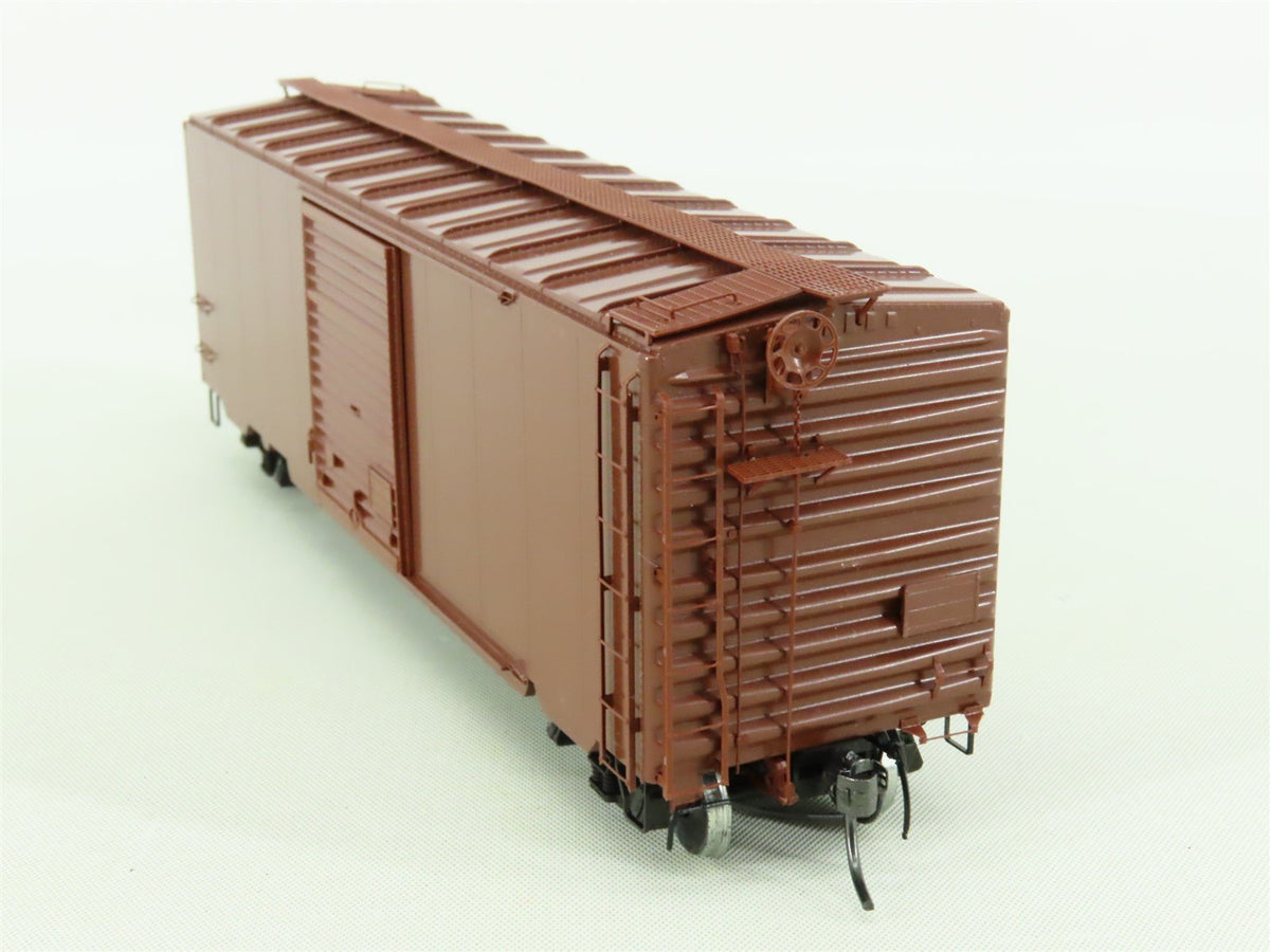 HO Scale Kadee #5200 Undecorated Red 40&#39; PS-1 Box Car - Custom Weathered