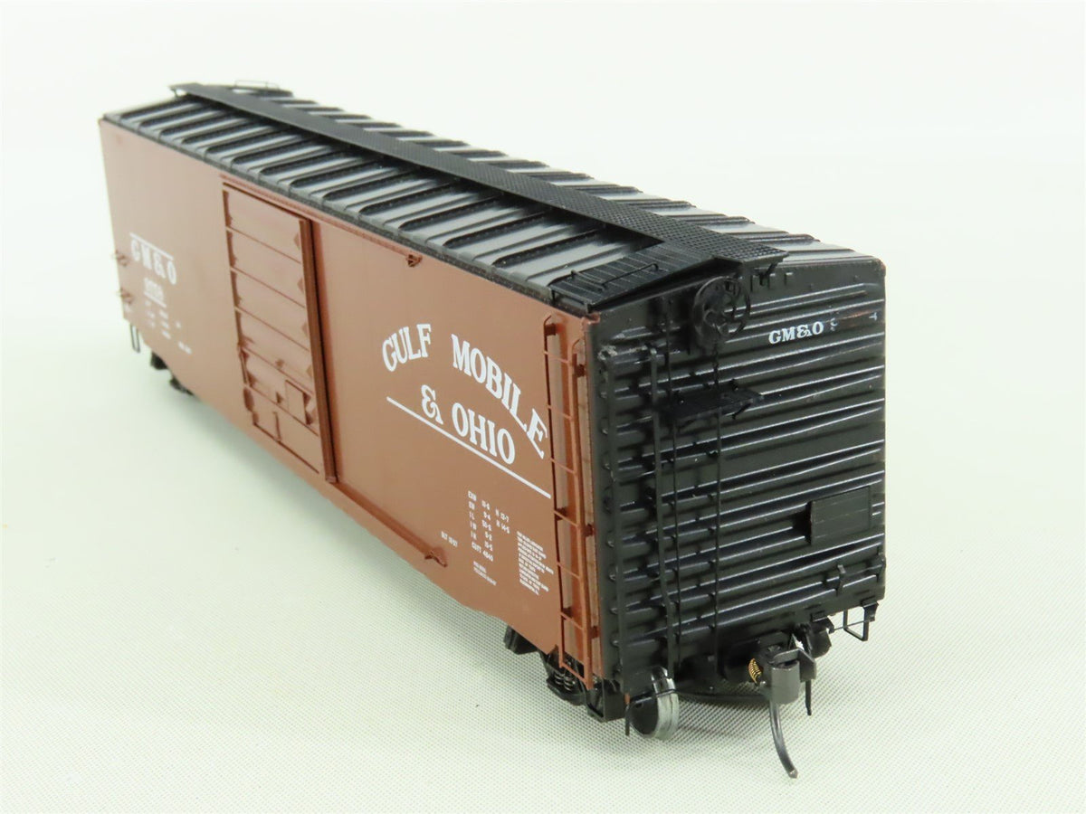 HO Scale Kadee #6003 GM&amp;O Gulf Mobile &amp; Ohio 50&#39; Box Car #9758 - Custom