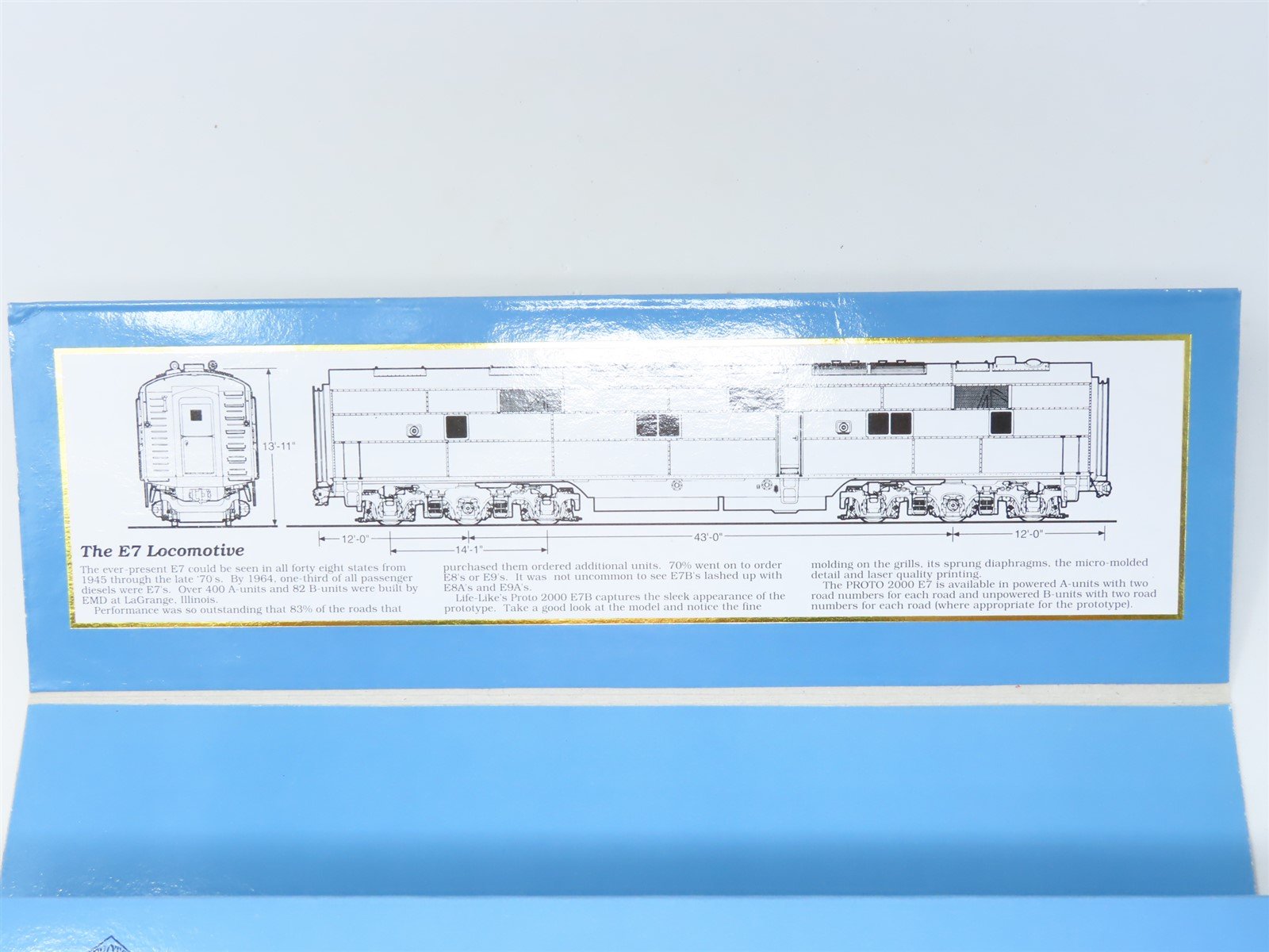 HO Scale Proto 2000 21086 SAL Seaboard Air Line EMD E7B Diesel #3105 - Unpowered