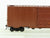 HO Scale Kadee #5200 Undecorated Red 40' Box Car - Custom Weathered