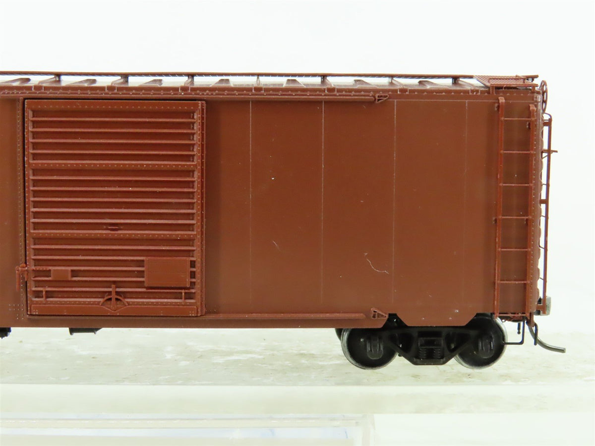 HO Scale Kadee #5200 Undecorated Red 40&#39; Box Car - Custom Weathered