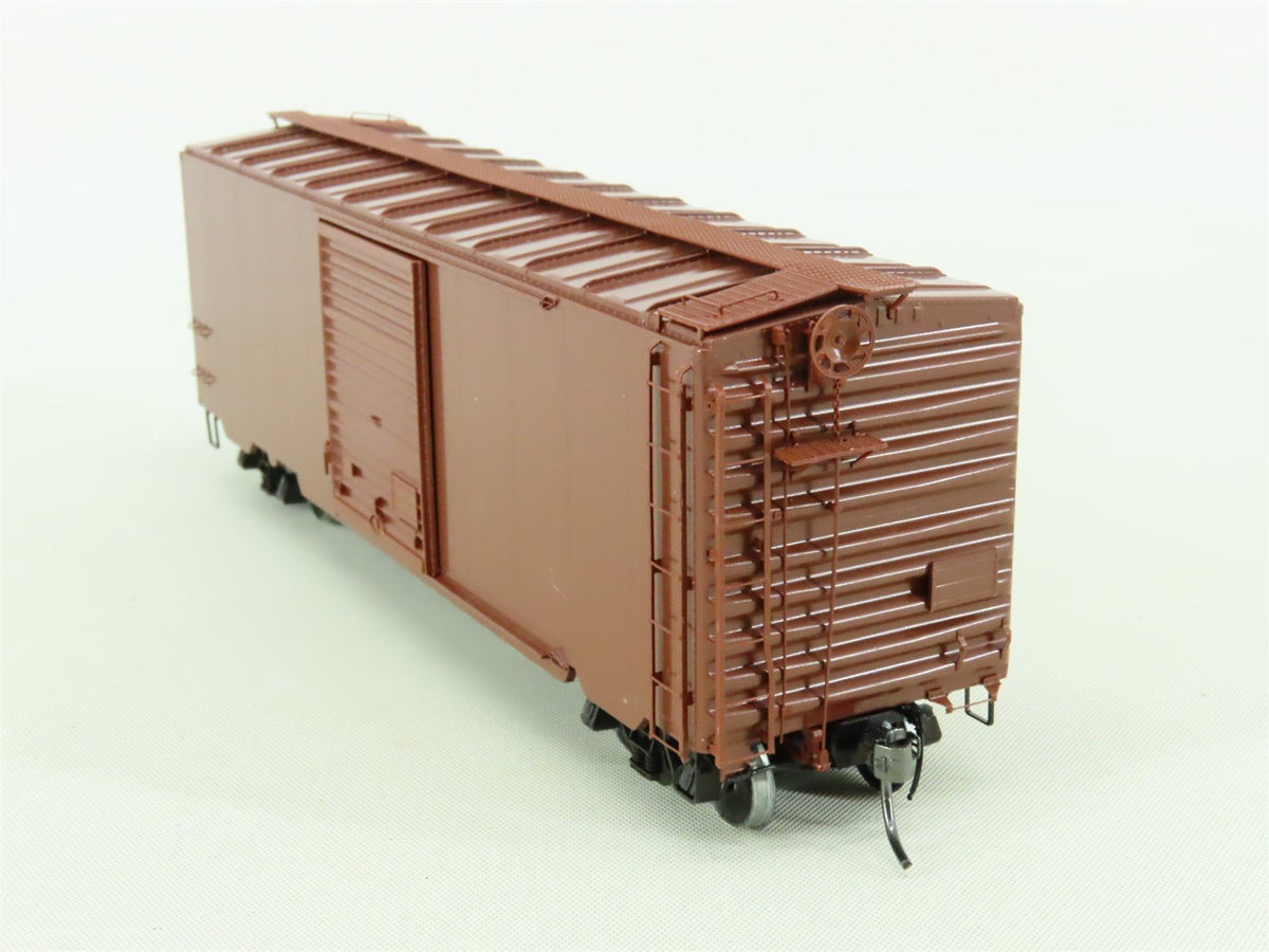 HO Scale Kadee #5200 Undecorated Red 40&#39; Box Car - Custom Weathered