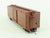 HO Scale Kadee #5200 Undecorated Red 40' Box Car - Custom Weathered