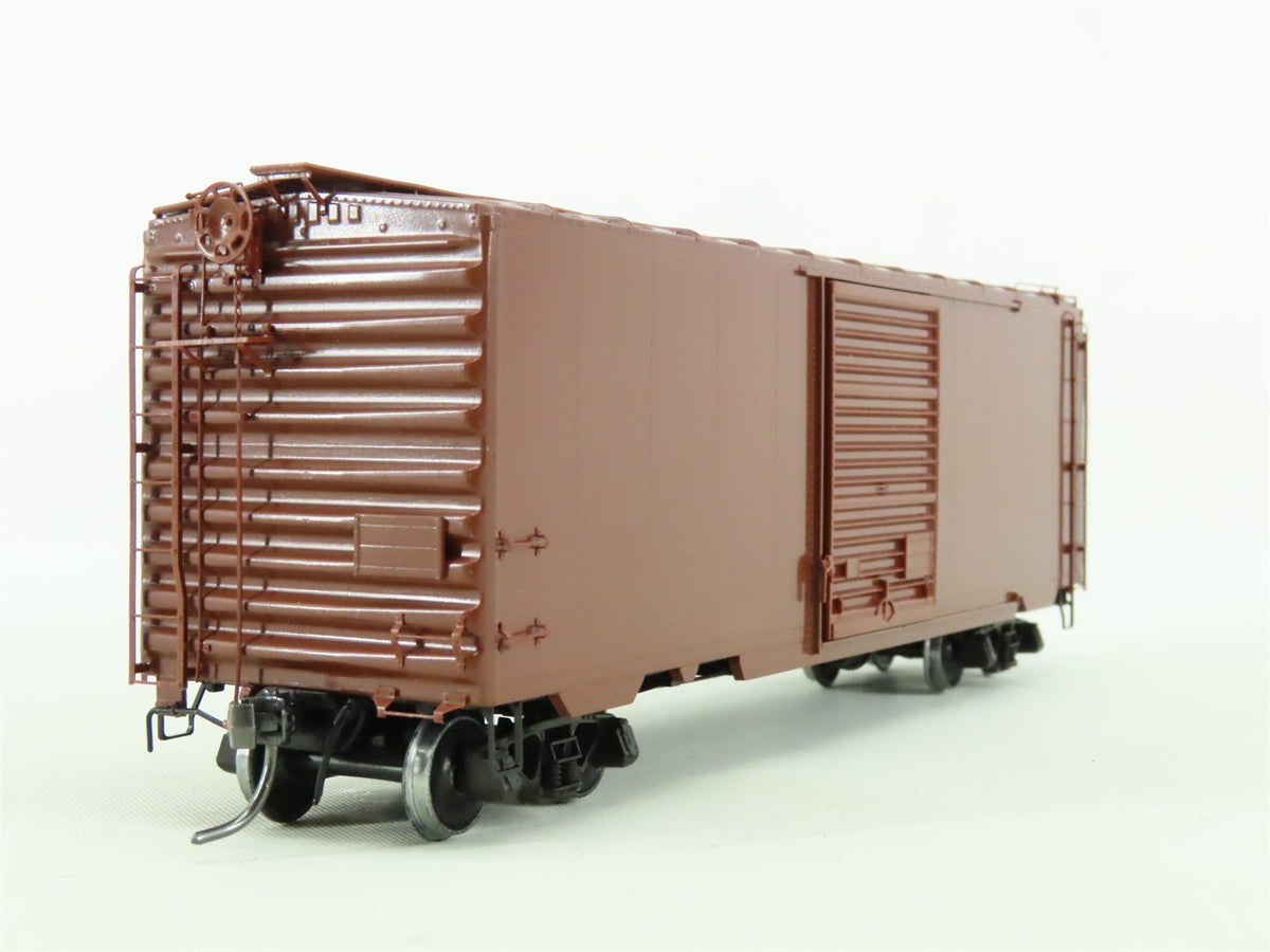 HO Scale Kadee #5200 Undecorated Red 40&#39; Box Car - Custom Weathered