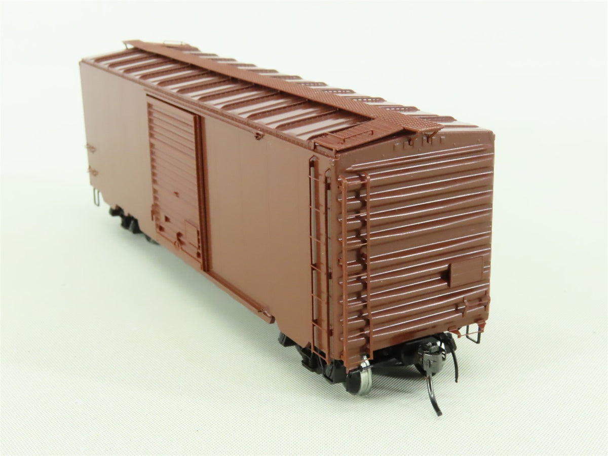 HO Scale Kadee #5200 Undecorated Red 40&#39; Box Car - Custom Weathered