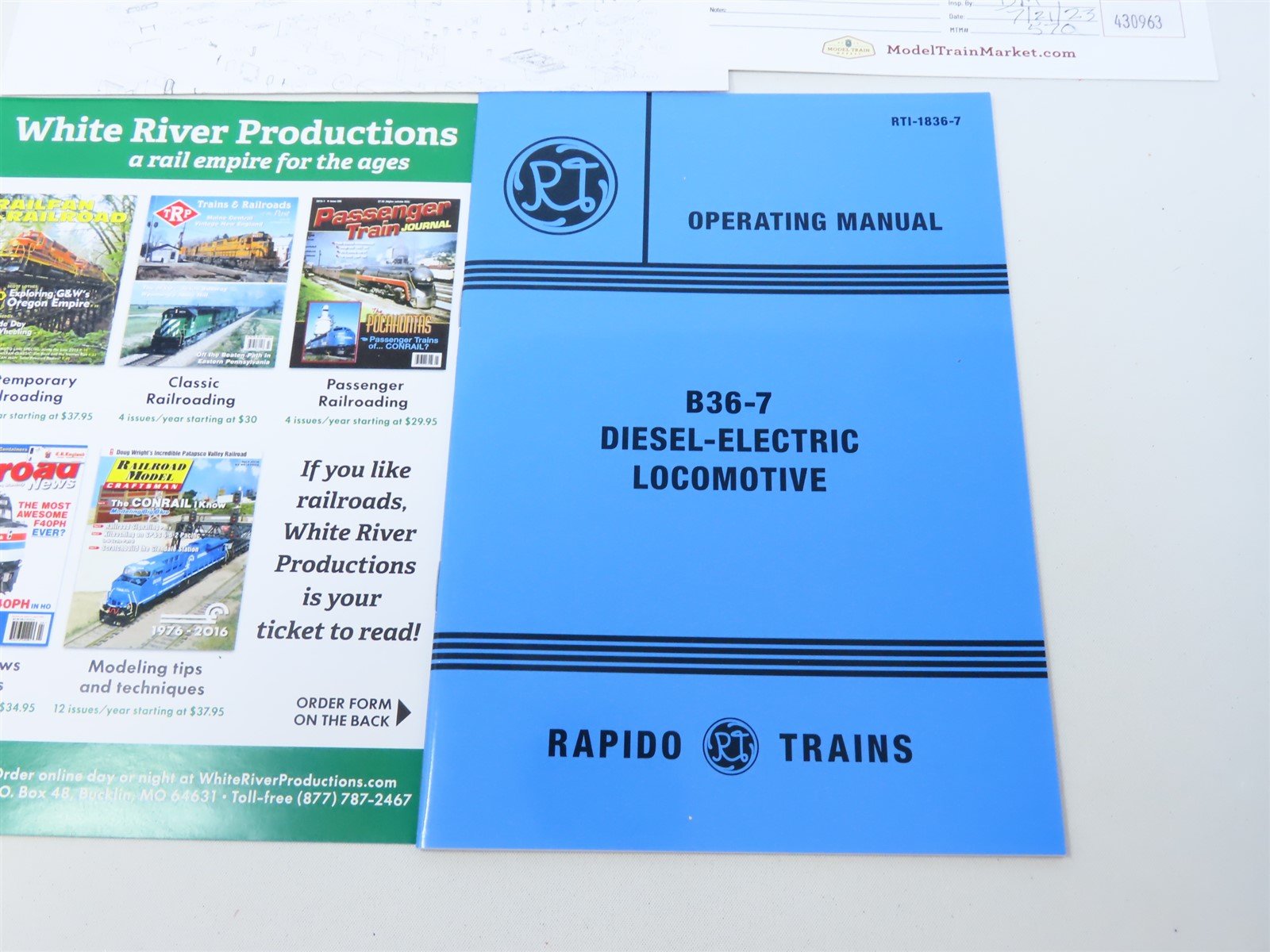 HO Scale Rapido 18015 CSX Patched Conrail GE B36-7 Diesel #5790 - DCC Ready