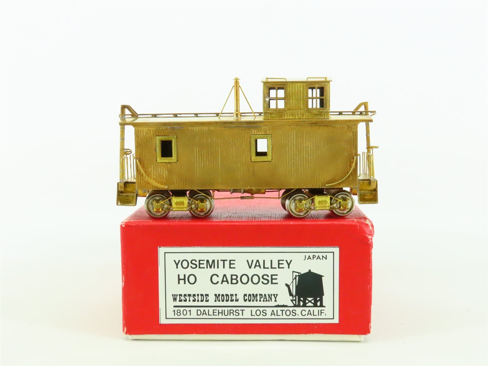 HO Scale Westside Model Company BRASS Undecorated Yosemite Valley Cupola Caboose