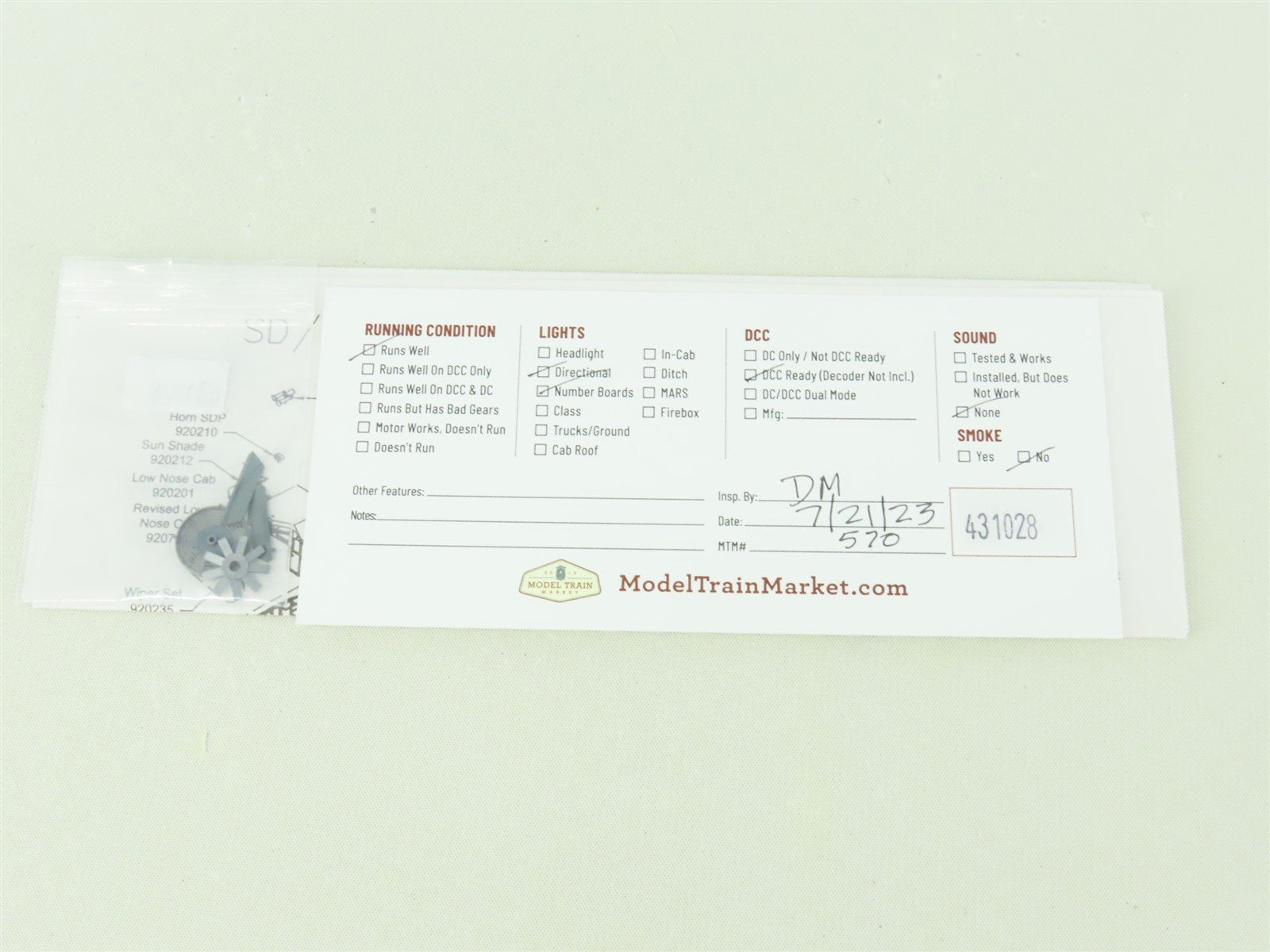 HO Atlas Master Silver 9296 UP Union Pacific EMD SDP35 Diesel #1400 - DCC Ready