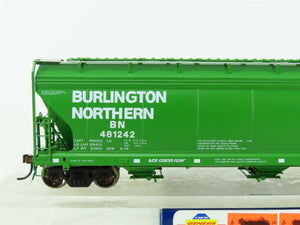 HO Athearn Genesis ATHG15819 BN Burlington Northern 3-Bay Covered Hopper #481242