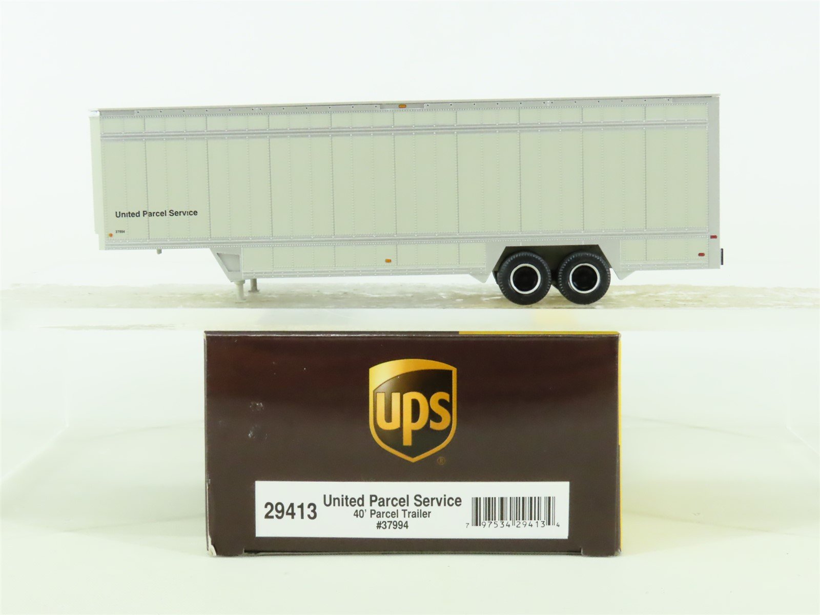 HO Scale Athearn #29413 UPS United Parcel Service 40' Parcel Trailer #37994