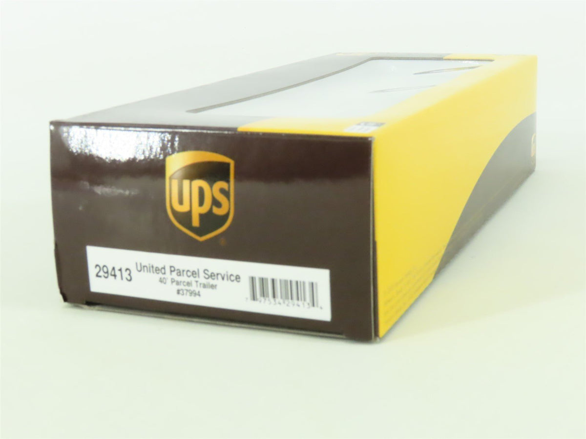 HO Scale Athearn #29413 UPS United Parcel Service 40&#39; Parcel Trailer #37994