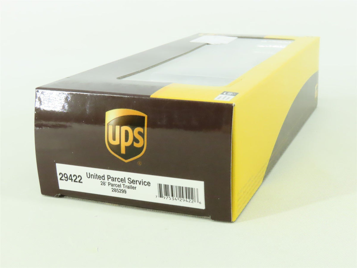 HO Scale Athearn #29422 UPS United Parcel Service 28&#39; Parcel Trailer #285299