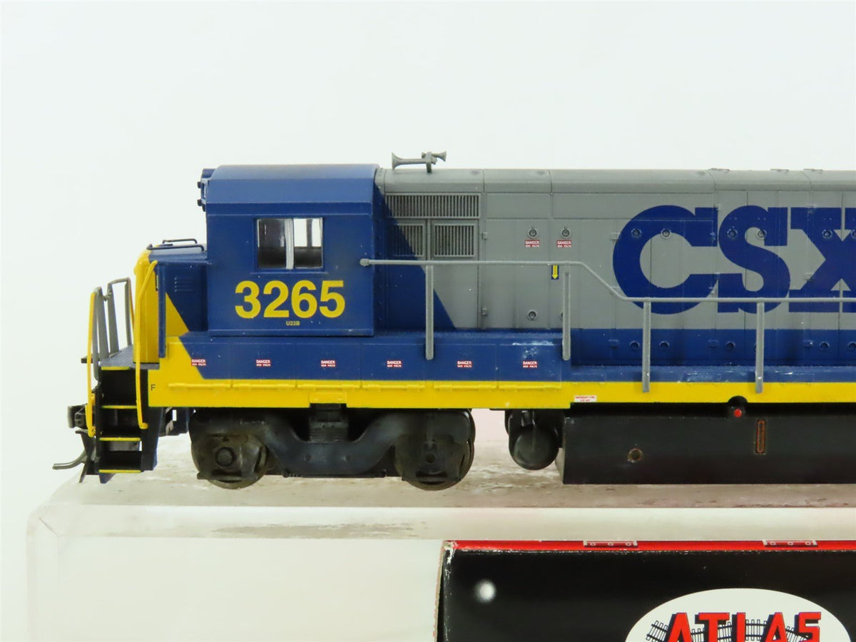 HO Scale Atlas 8270 CSX Transportation GE U23B Diesel #3265 - Custom Weathered