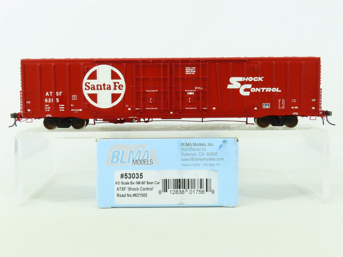 HO Scale BLMA Models #53035 ATSF &quot;Shock Control&quot; 60&#39; Beer Car #6125 - Custom