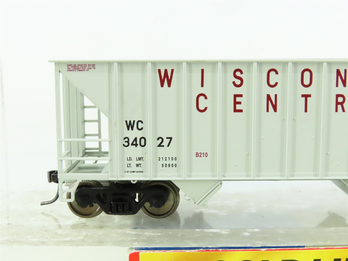 HO Walthers Gold Line #932-7426 WC Wisconsin Central 2-Bay Open Hopper #34027