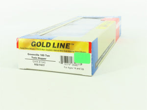 HO Scale Walthers Gold Line #932-7417 GINX Gifford Hill 2-Bay Open Hopper #1540