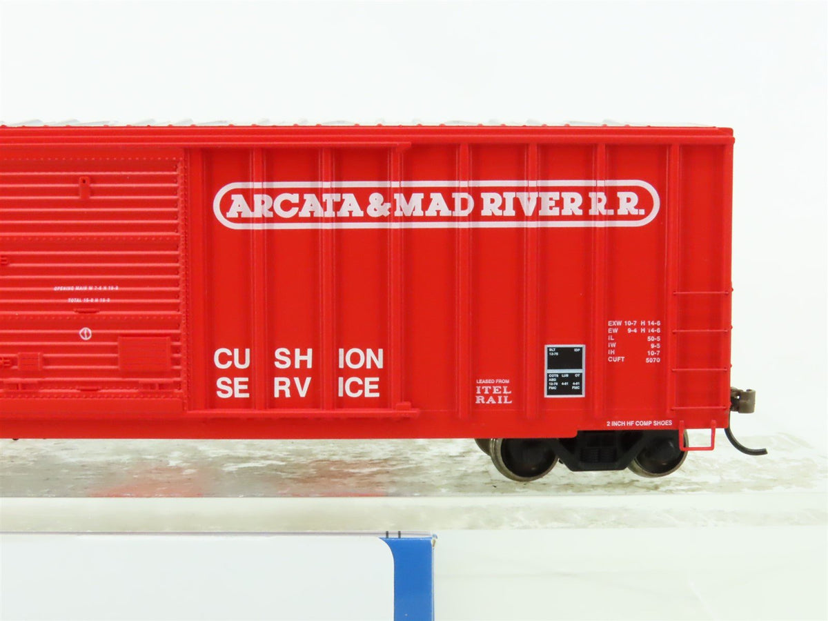 HO Scale Athearn #ATH98510 A&amp;MR Arcata &amp; Mad River 50&#39; Double Door Box Car #1009