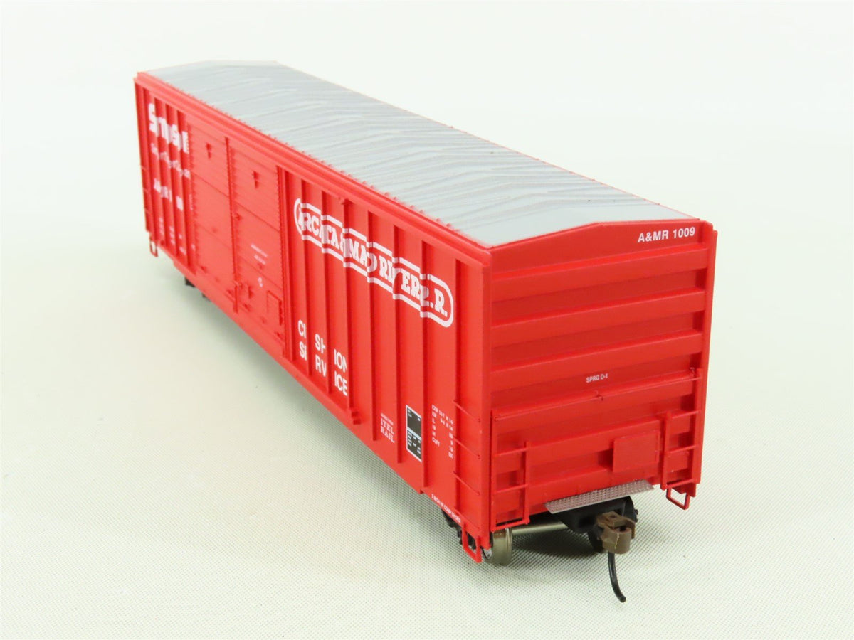 HO Scale Athearn #ATH98510 A&amp;MR Arcata &amp; Mad River 50&#39; Double Door Box Car #1009