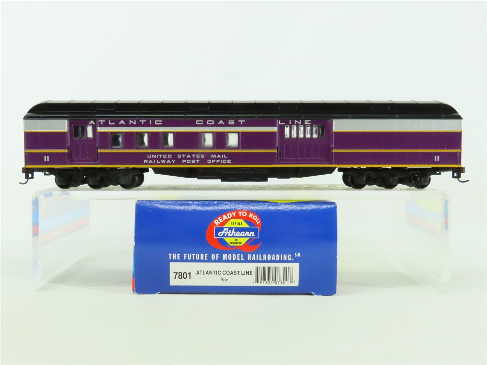 HO Scale Athearn 7801 ACL Atlantic Coast Line RPO Passenger Car #11