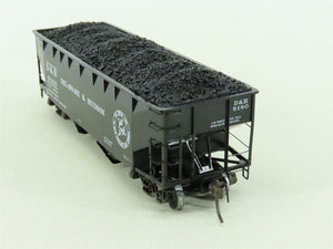 HO Scale Kadee #7034 D&H Delaware & Hudson 2-Bay Offset Hopper w/ Coal Load 6160