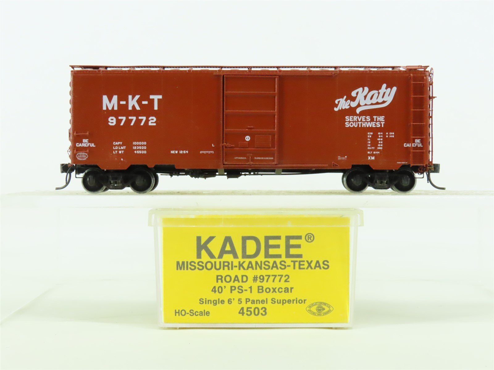 HO Kadee #4503 MKT Missouri Kansas Texas The Katy 40' Single Door Box Car #97772