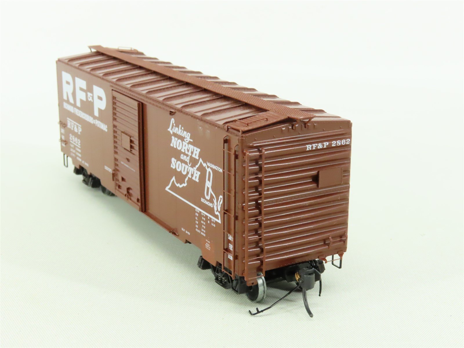 HO Scale Kadee #4306 RF&P Richmond Fredericksburg & Potomac 40' Box Car #2862