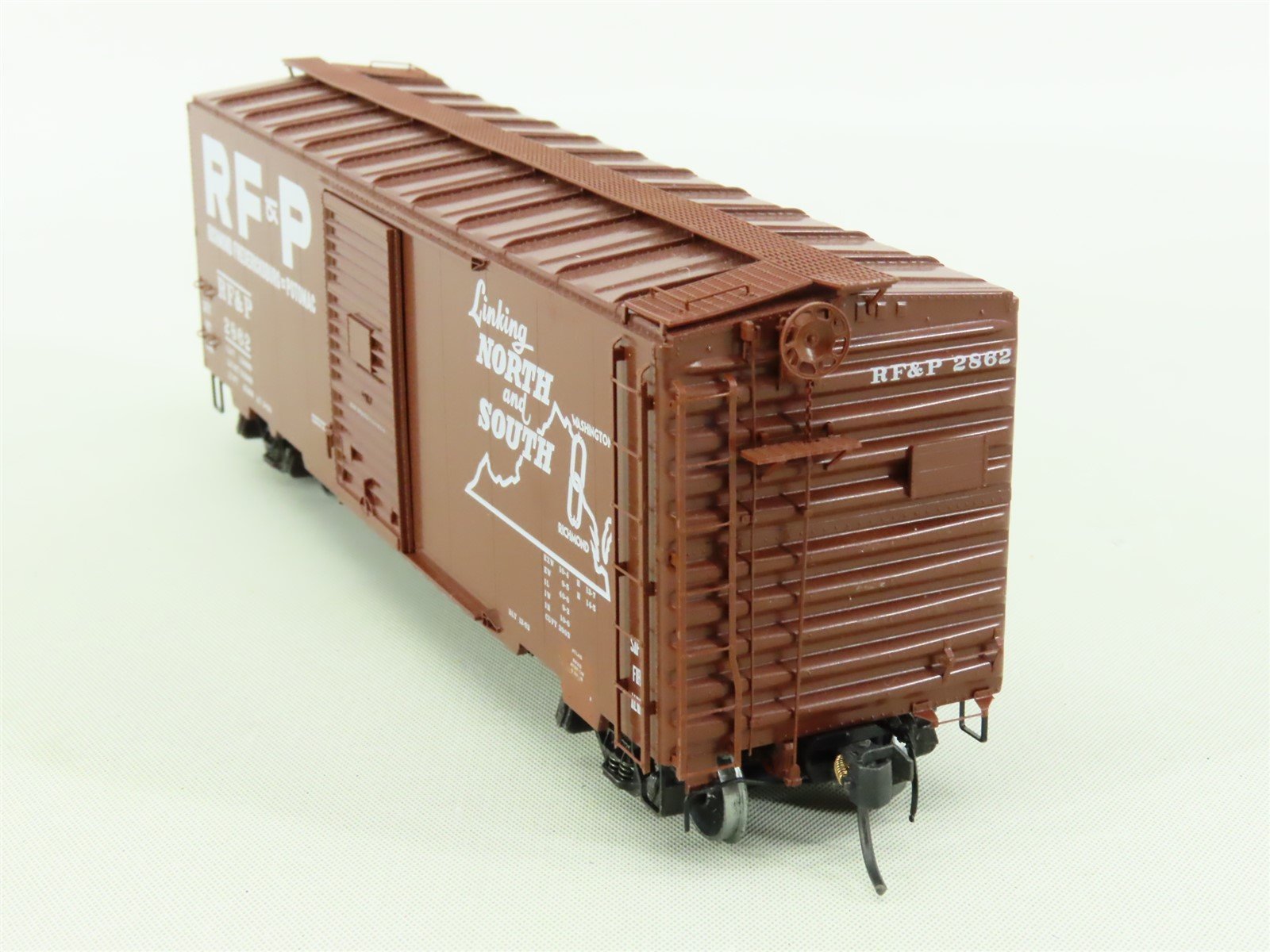 HO Scale Kadee #4306 RF&P Richmond Fredericksburg & Potomac 40' Box Car #2862