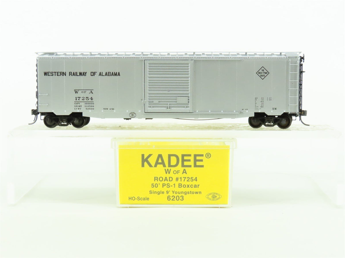 HO Scale Kadee #6203 WofA Western Railway of Alabama 50&#39; Box Car #17254