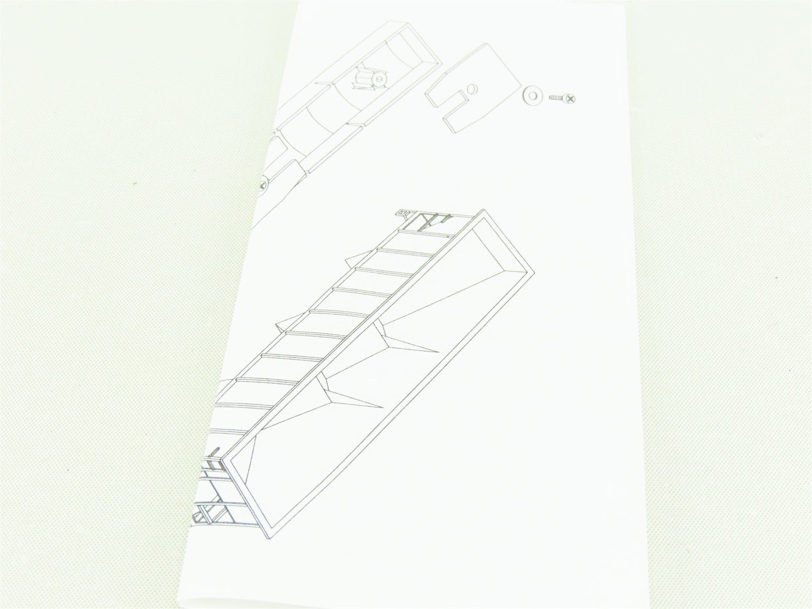 HO Scale Atlas Trainman #986 C&O Chesapeake & Ohio 3-Bay Hopper w/ Load #101022