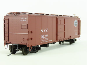 HO Scale Red Caboose #RR-37050-4 NYC New York Central Single Door Box Car 128021