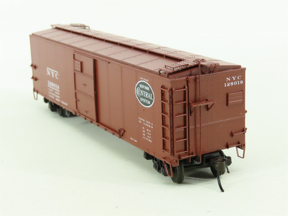 HO Scale Red Caboose #RR-37050-3 NYC New York Central Single Door Box Car 128019