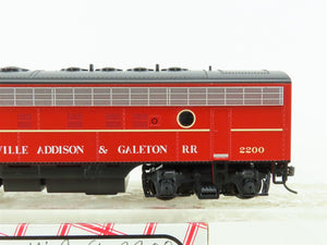 HO Stewart 5819 WAG Wellsville Addison & Galeton EMD F7A Ph. 2 Diesel #2200