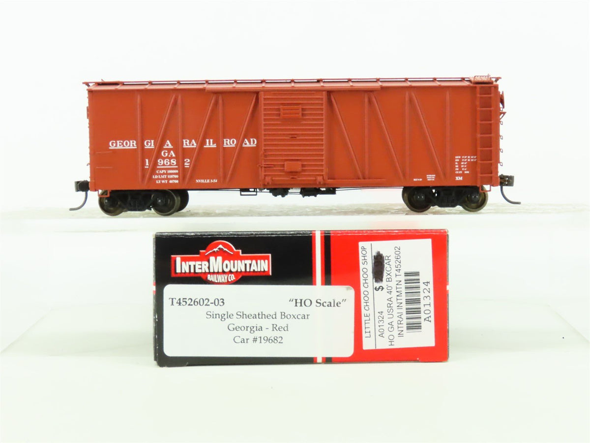 HO Scale InterMountain #T452602-03 GA Georgia Railroad Single Door Box Car 19682