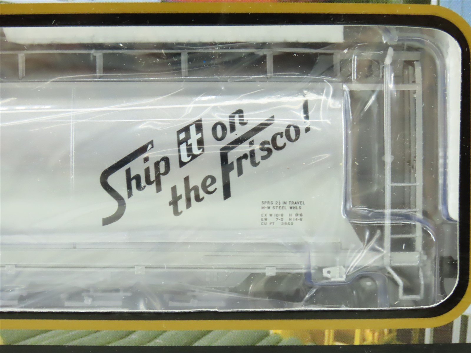 HO Scale Atlas #1968-2 SL-SF Frisco 6-Bay Cylindrical Hopper #81019 - SEALED