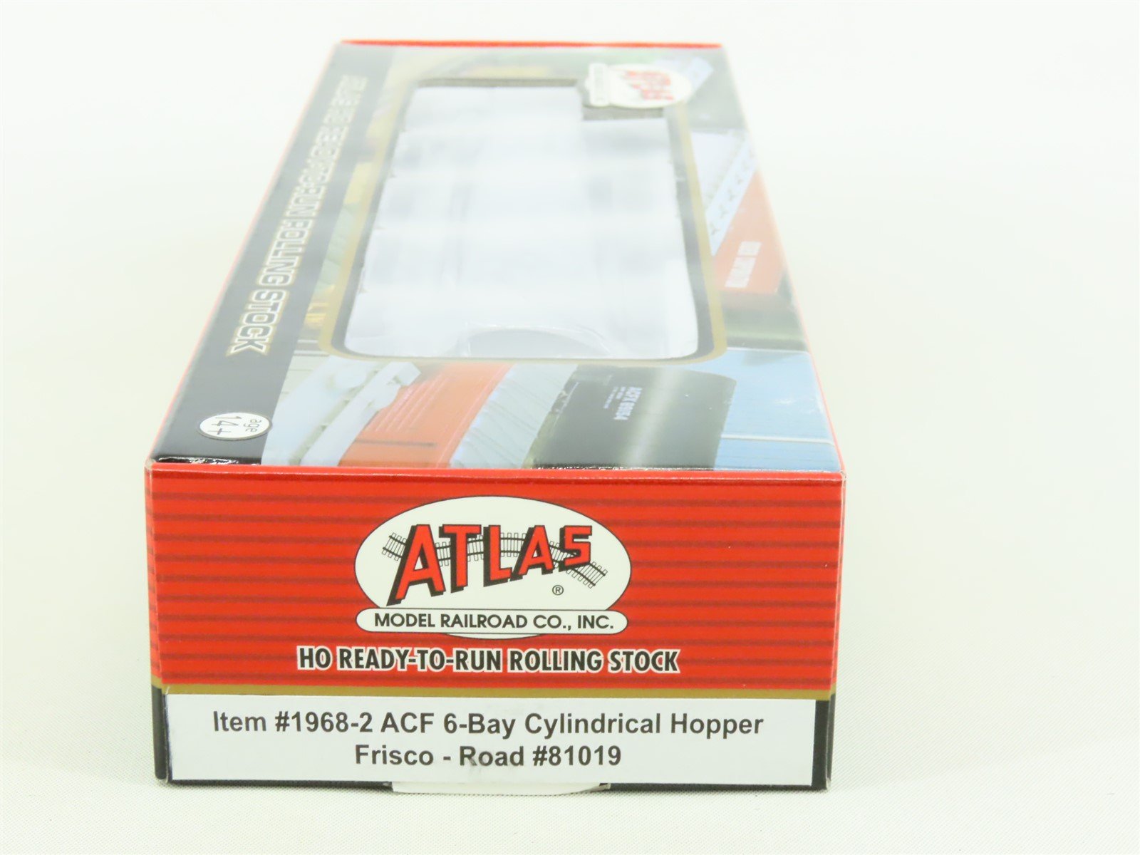 HO Scale Atlas #1968-2 SL-SF Frisco 6-Bay Cylindrical Hopper #81019 - SEALED