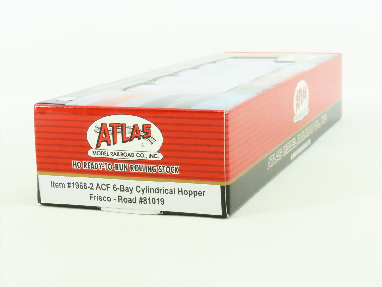 HO Scale Atlas #1968-2 SL-SF Frisco 6-Bay Cylindrical Hopper #81019 - SEALED