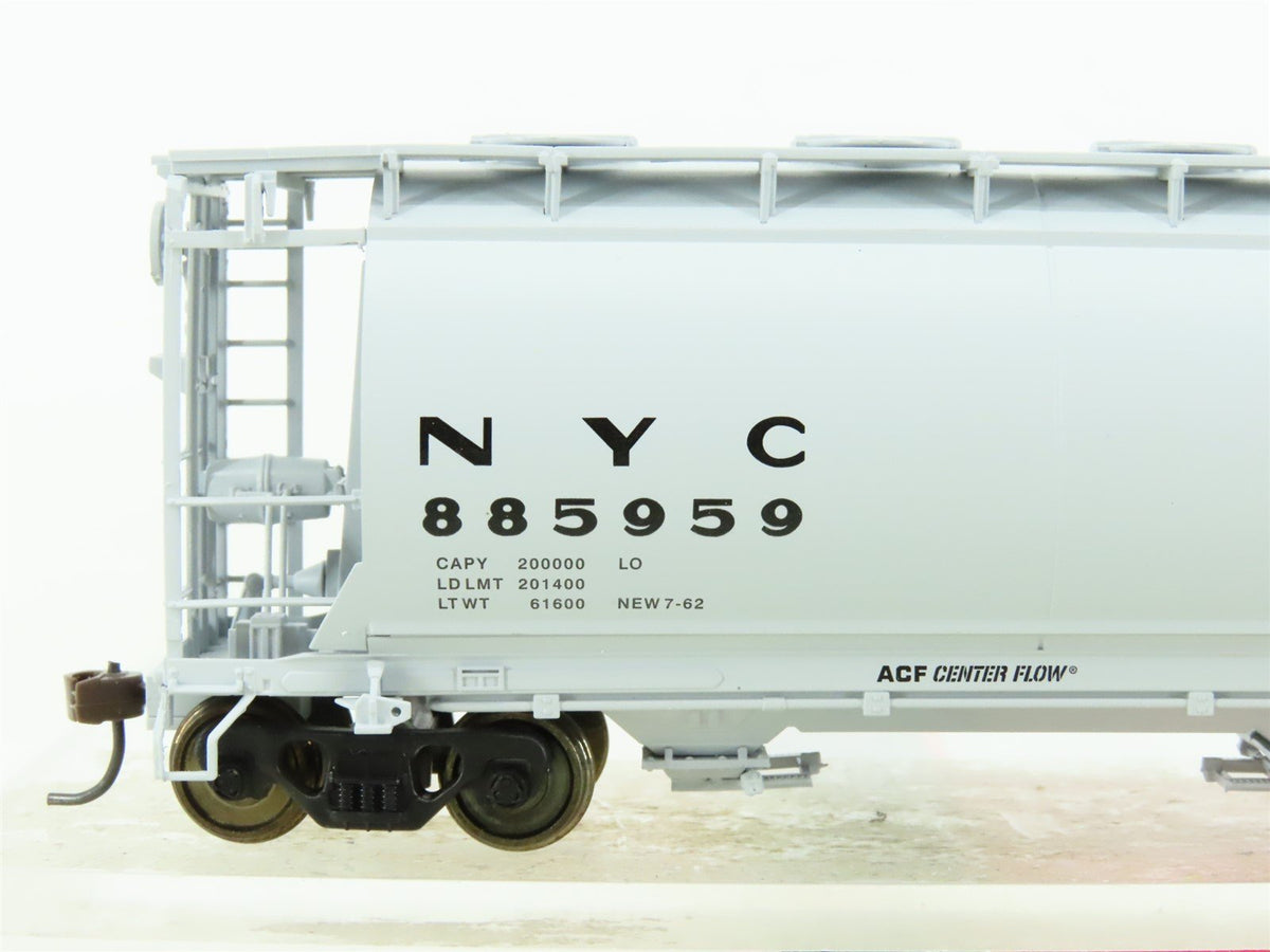 HO Atlas #1937-1 NYC New York Central 3-Bay Cylindrical Covered Hopper #885959