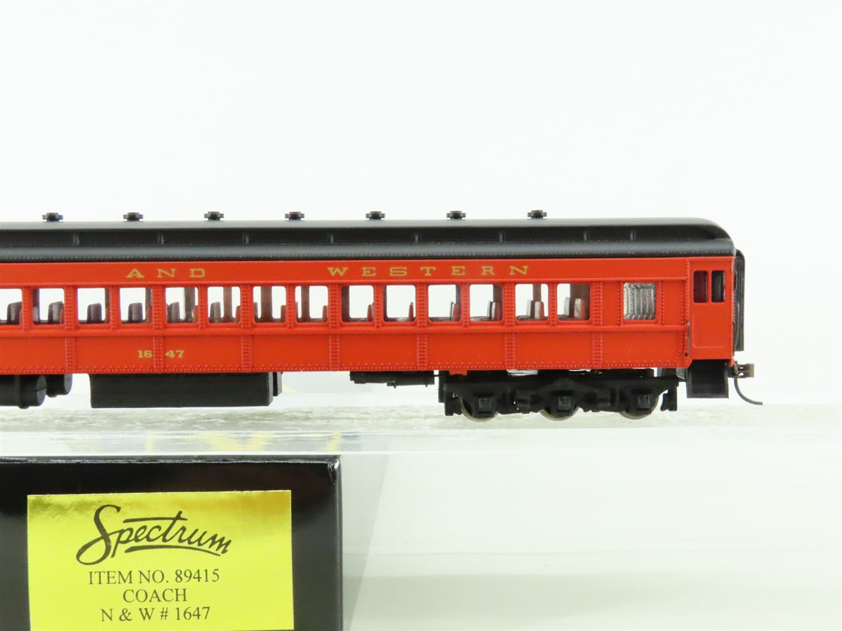 HO Scale Bachmann Spectrum 89415 NW Norfolk &amp; Western Coach Passenger Car #1647