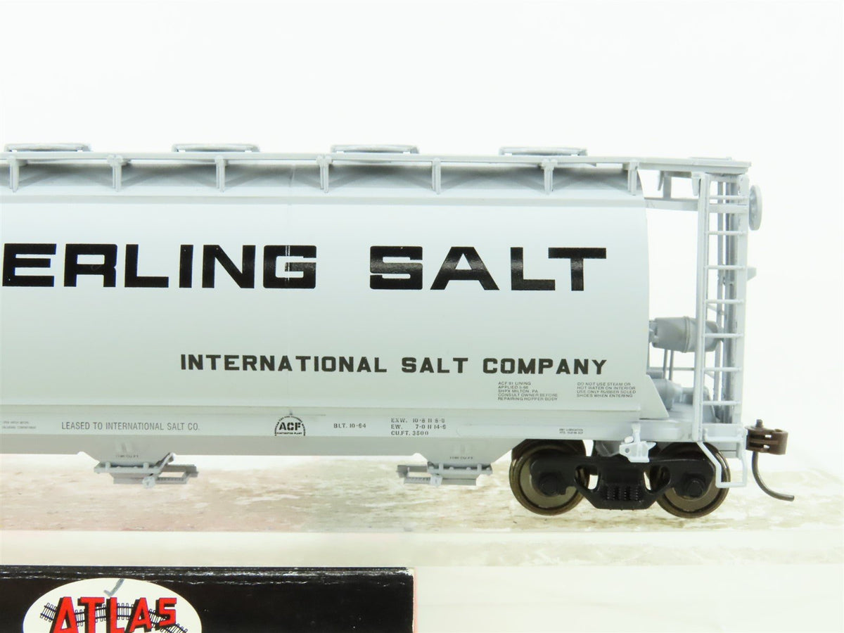 HO Atlas #1939-1 SHPX Sterling Salt 3-Bay Cylindrical Covered Hopper #61078